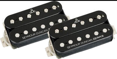Seymour Duncan Zs-1s Zephyr Silver Humbucker Set Black