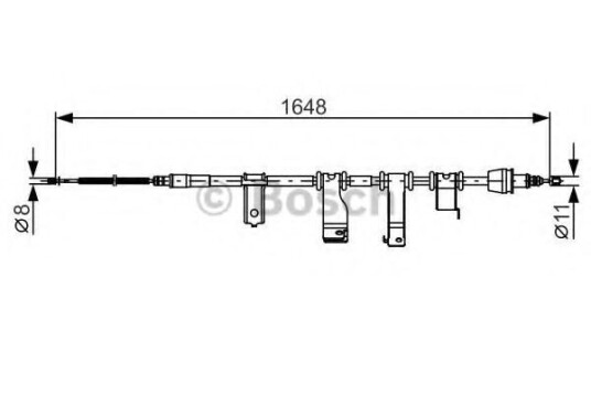Bremsewire BOSCH 1 987 482 350
