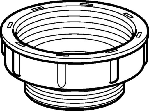 2" x 1,1/2" adapter Geberit