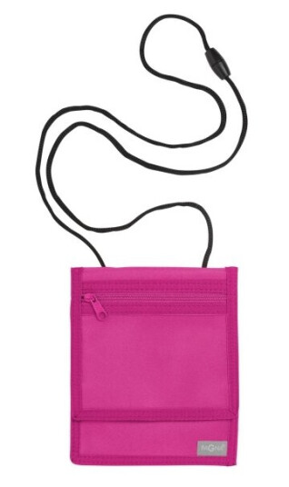 Pagna 99508-34, Nakkepose, Rosa, Nylon, Monokromatisk, Nakkestropp, Hekte Og Malje Pagna 99508-34, Nakkepose, Rosa, Nylon, Monokromatisk, Nakkestropp, Hekte Og Malje