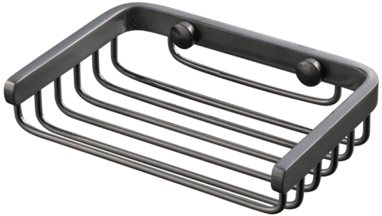 Tapwell TA126 PVD såpehylle Brushed Black chrome