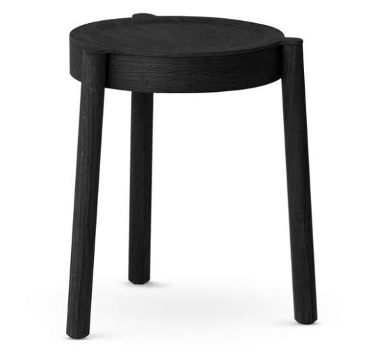 Northern - Pal Stool Black Painted Oak