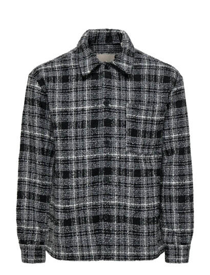 ONLY & SONS Onsloop Structured Shirt 0541 - Grey - XL