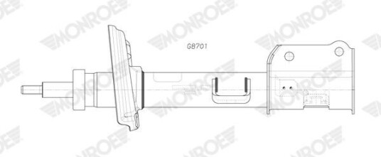 Støtdemper MONROE G8701