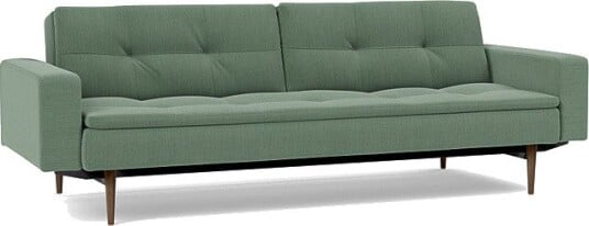 Sovesofa Dublexo med Armlener & Mørk Styletto ben B 2014034