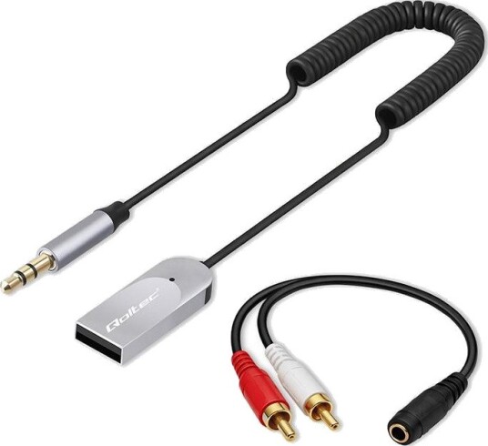 Qoltec BT1160 Bluetooth 6.0 Lydsender 2x RCA AUX