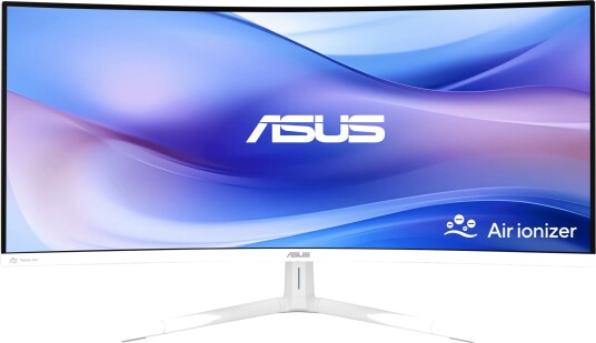 ASUS 34" VU34WCIP-W Bøyd PC-skjerm Wide Quad HD 3440x1440 100Hz Hvit