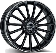 MAK Komet blk/pol 9 x 21 CB66,60 ET30 5/112 9 x 21