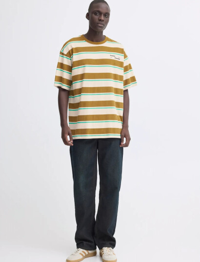 Blend Bhkyran Stripe S/S Tee Multi/patterned XL