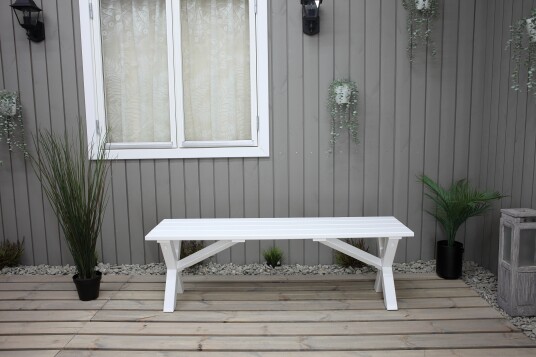 Sittebenk Scottsdale 140 cm Hvit KWA