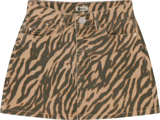 Daily 7 Animal Skirt Beige 116