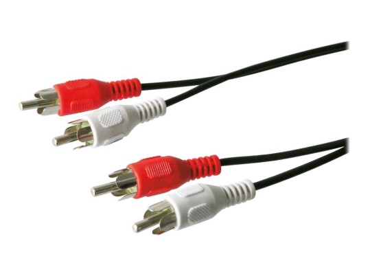 MicroConnect 1,5 m RCA Lydkabel Hankjønn - Svart