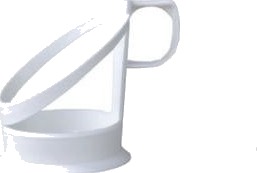 Kopholder Plast Hvid Plm Til Automat /Drikkebæger 21 Cl,20 Ps X 25 Stk/Krt