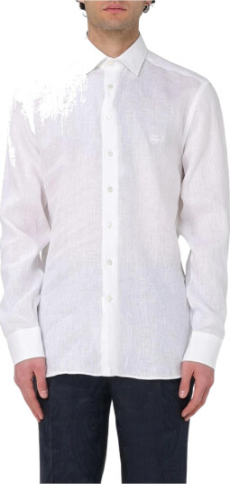 Etro Herre Skjorter Hvit 2XL, Etro Herre Skjorter Hvit 2XL,