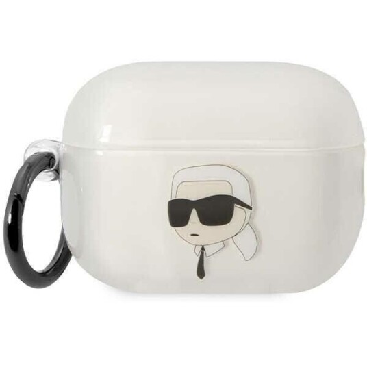 Karl Lagerfeld Klap2hniktct Airpods Pro 2 Deksel Gjennomsiktig Ikonik Karl Lagerfeld
