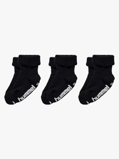 Hummel Mini Anti Slip Sokker 3 Pakk Black 18 20