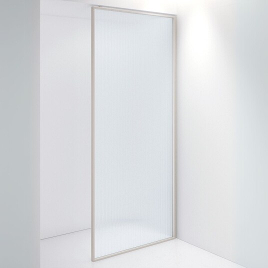 INR Iconic Nordic Rooms Dusjvegg Edge 20 Plus Måltlpasset / Stone Sway Glass