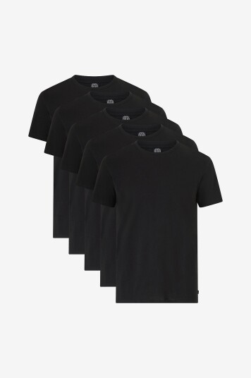 Ellos Collection T-skjorte 5-pakning Svart