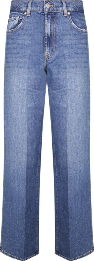 7 For All Mankind Dame Jeans Blå W27,