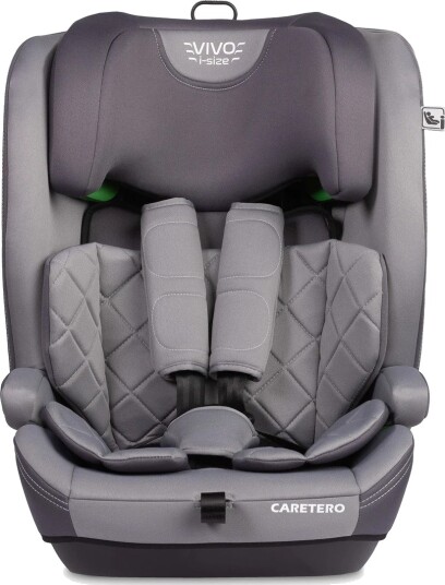 Caretero Vivo I-Size Bilstol 76-150cm R129 5-Punkts Sele Grå