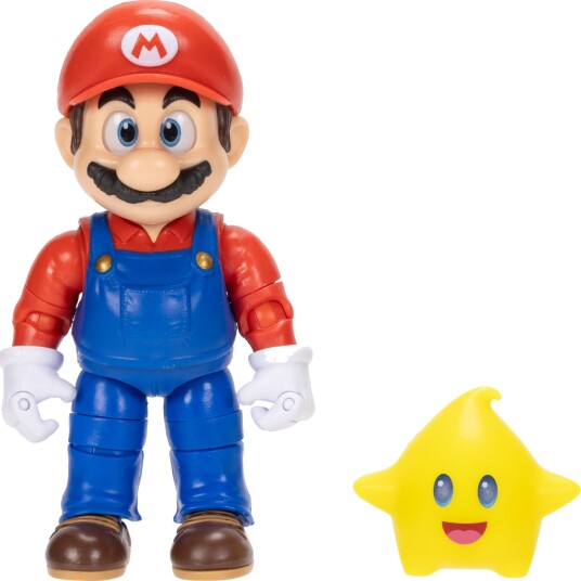 Jakks Mario med Luma Star Action Figur 12 cm - Super Mario Galaxy Film