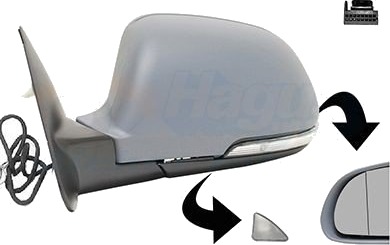 VAN WEZEL 7623805 Sidespeil