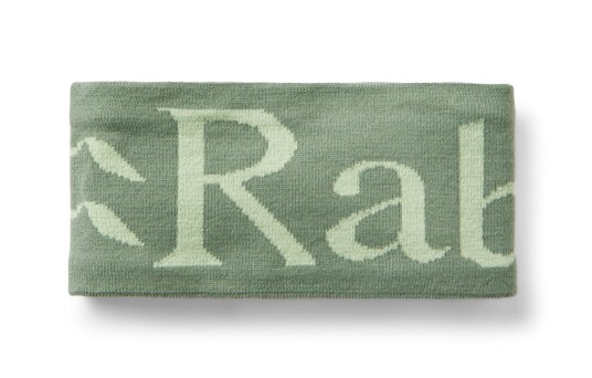 Rab Rab Knitted Logo Headband Dark Fig Green/fig Green One Size