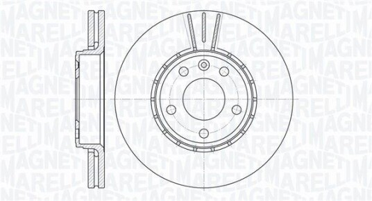 Bremseskive MAGNETI MARELLI 361302040164