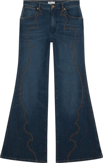 Wrangler Western 70S Flare Blue 25 x 32