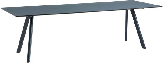HAY CPH30 2.0 spisebord 90x250 cm Smokey blue linoleum Deep blue