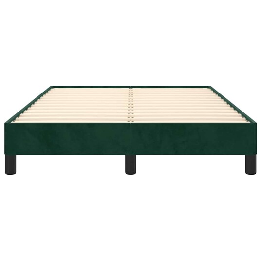 Sengeramme mørkegrå 120x190 cm fløyel 8721012458727