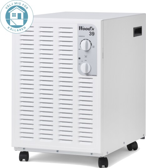 Woods SW39FW I EcoDefrost+ Avfukter med luftfilter 140 m² Innendørsklima Woods SW39FW I EcoDefrost+ Avfukter med luftfilter 140 m² Innendørsklima