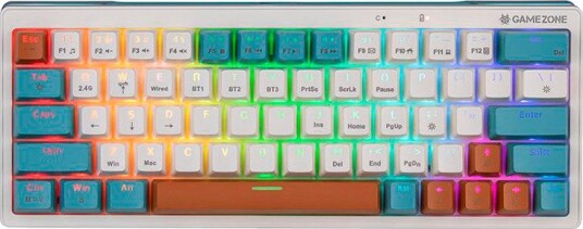 Tracer Gamezone Evo3 Hot Swap 63 Kablet Mekanisk Gamingtastatur Hvit
