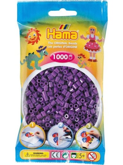 Hama Ironing beads-Fiolett 07 1000pcs. Hama Ironing beads-Fiolett 07 1000pcs.