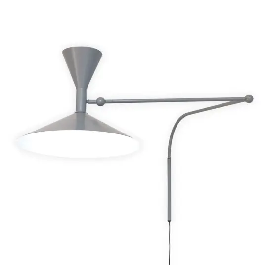 Nemo   Lampe de Marseille vegglampe matt grå