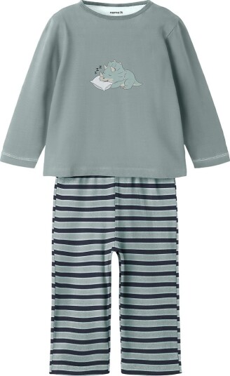 Name It Pysjamas   2 Deler   NmmRyndq   Avgrunn   Name It   1½ år (86)   2 delt nattøy Grønn Marineblå