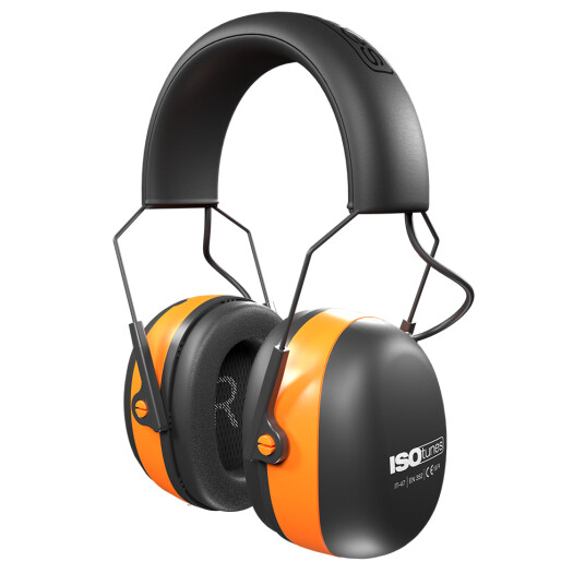 ISOtunes Air Defender EN352 Hørselvern Bluetooth Svart / Oransje ISOtunes Air Defender EN352 Hørselvern Bluetooth Svart / Oransje