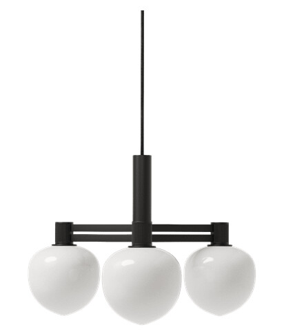 LYFA MEMOIR 120 III Taklampe Sort/ Opal LYFA MEMOIR 120 III Taklampe Sort/ Opal
