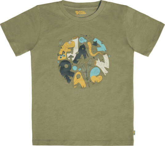 Fjellreven Kids' Forest Findings T-Shirt 152, Light Olive Fjellreven Kids' Forest Findings T-Shirt 152, Light Olive