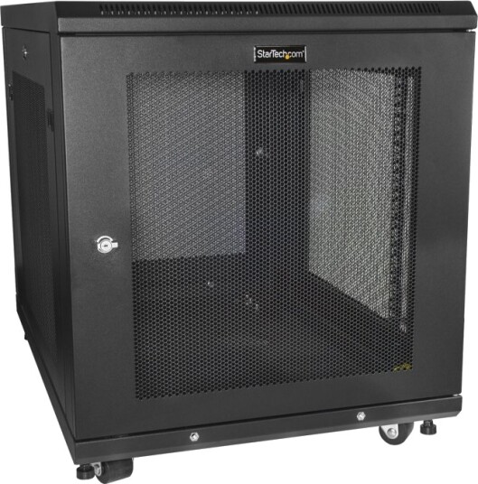 Startech 12U Server Rack Cabinet 4-Post Adjustable Depth (2" To 30")