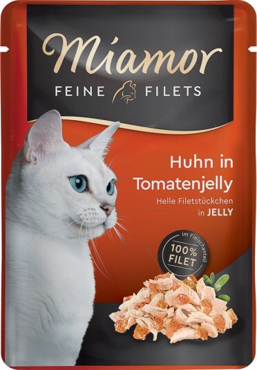 Miamor Våtfôr Fine Filéter I Gelè & Tomat Kylling 24 X 100 G Miamor Våtfôr Fine Filéter I Gelè & Tomat Kylling 24 X 100 G
