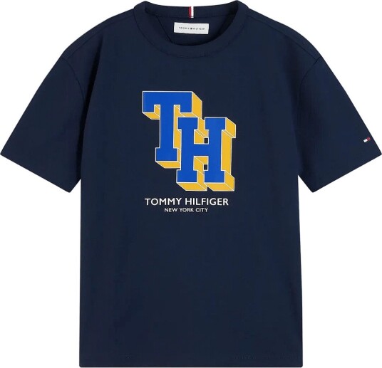 Tommy Hilfiger Th Logo Tee Navy 128 Tommy Hilfiger Th Logo Tee Navy 128