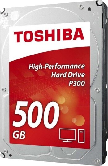 Toshiba P300 High Performance HDWD105UZS Harddisk - 500 GB - 3.5" - 7200 rpm - SATA-600 - 64 MB cache