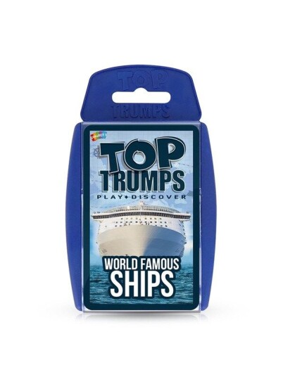Winning Moves World Famous Ships Top Trumps Card Game English