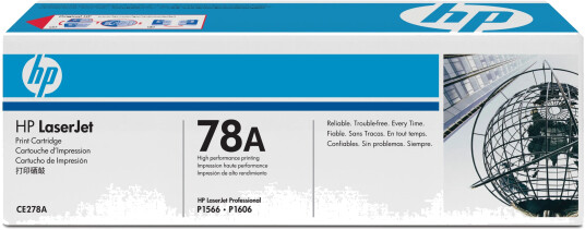HP Toner 78A / CE278A Sort (2.100 sider) Original HP Toner 78A / CE278A Sort (2.100 sider) Original