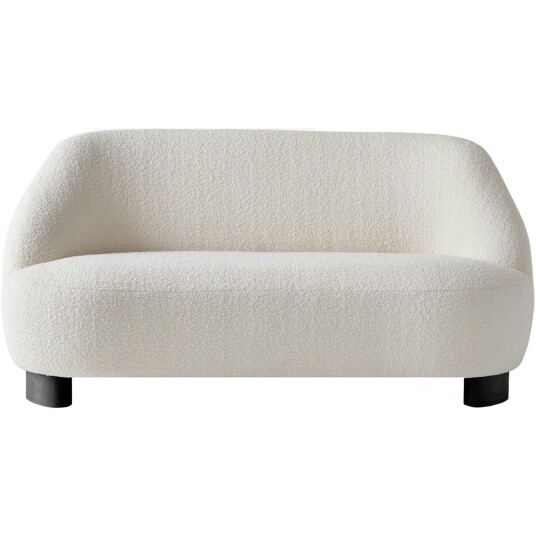 &Tradition Margas LC3 Sofa 2 seters Svart/Karakorum 001