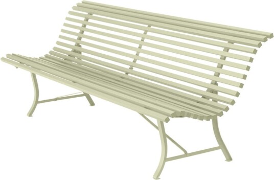 Fermob - Louisiane Bench 200 Cm Willow Green 65 - Hagebenker - Grønn - Metall Fermob - Louisiane Bench 200 Cm Willow Green 65 - Hagebenker - Grønn - Metall