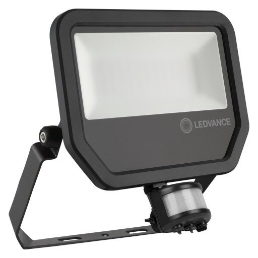 Ledvance Floodligt flomlys LED 50W/840 m/sensor - Sort