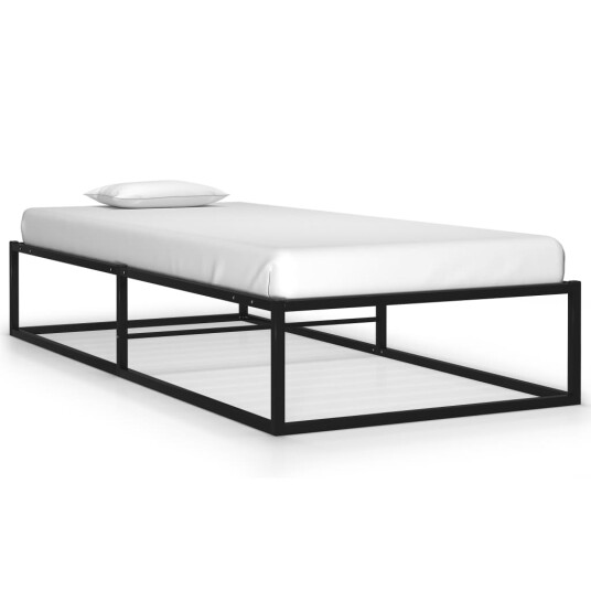 vidaXL Sengeramme svart metall 90x200 cm 8720286162545