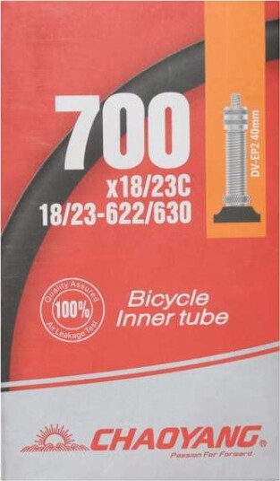 Chaoyang slange 700x18-23c Racerventil 40mm Chaoyang slange 700x18-23c Racerventil 40mm